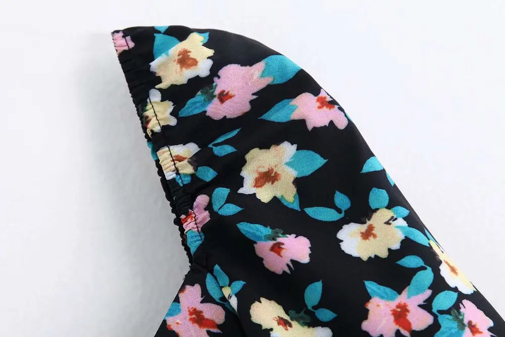 2019 za Лето для женщин слитные купальники будущих мам с цветочным принтом Высокая