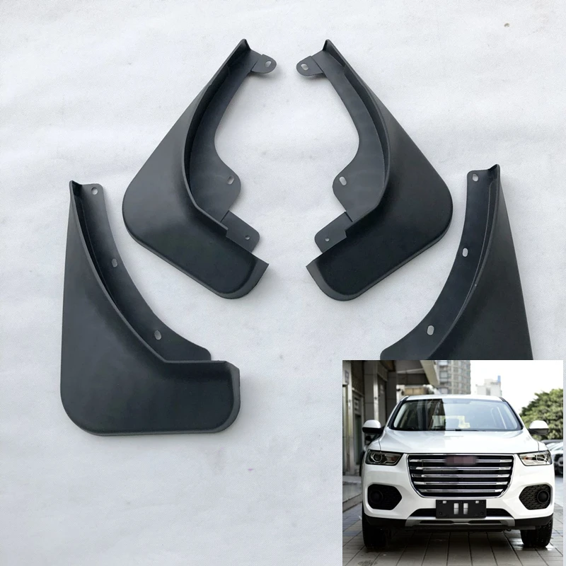 

4PCS Mudguard For HAVAL H4 2018 Fender mud flaps Car Accessories Set soft Plastic Splash Guards special fender