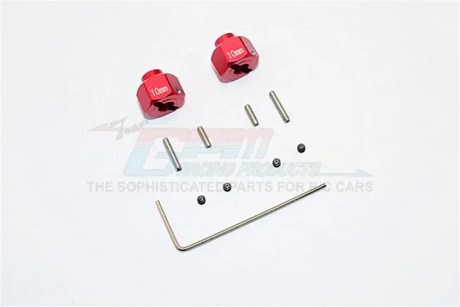 1/10 AXIAL SMT10 90055 90057 шестигранное колесо из алюминиевого сплава (+ 2 мм) набор шт. MJ0102/+