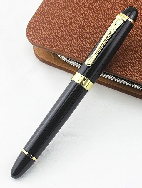 Jinhao X450 металлический круглый РОЛИК ручка без пенал Роскошные школьные канцелярские принадлежности Роскошный письменный милые ручки - Цвет: H