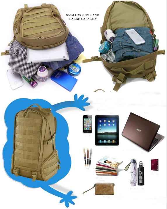 Тактическая Сумка MOLLE Swiss School Mochila для мужчин походный рюкзак отдыха на природе 3P