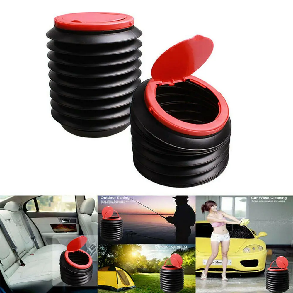 Модный складной ковшик для автомобиля контейнер хранения ведро мойки
