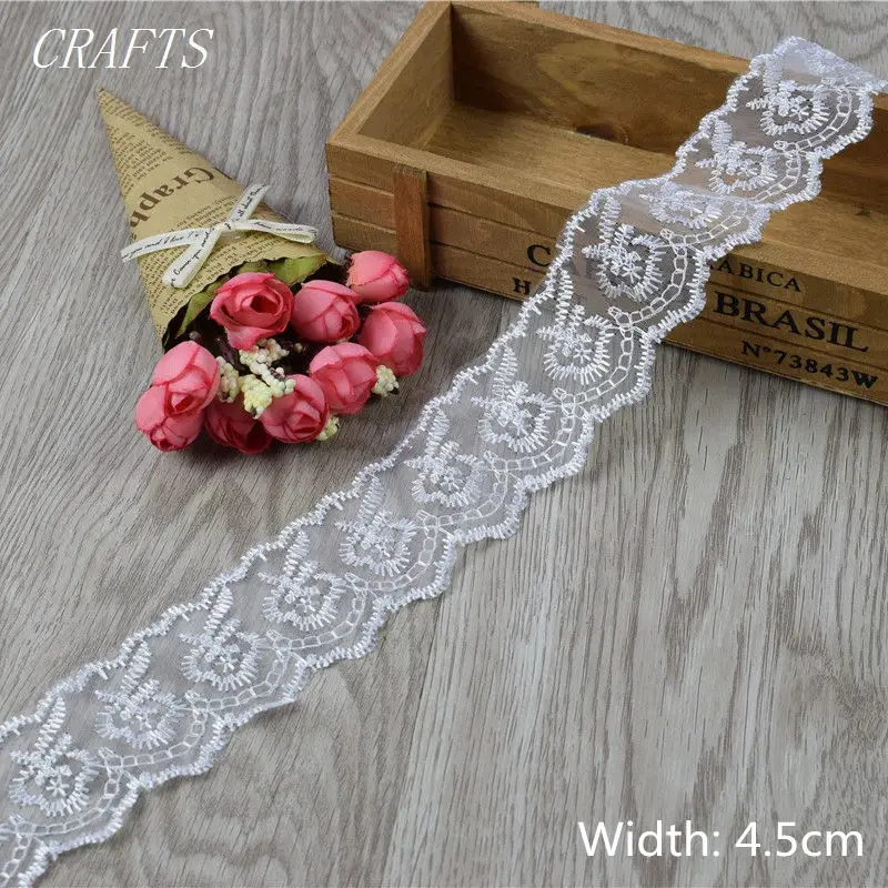 10 ярдов красивое дневное белое свадебное платье diy|diy wedding dress|embroidery lacewhite lace |