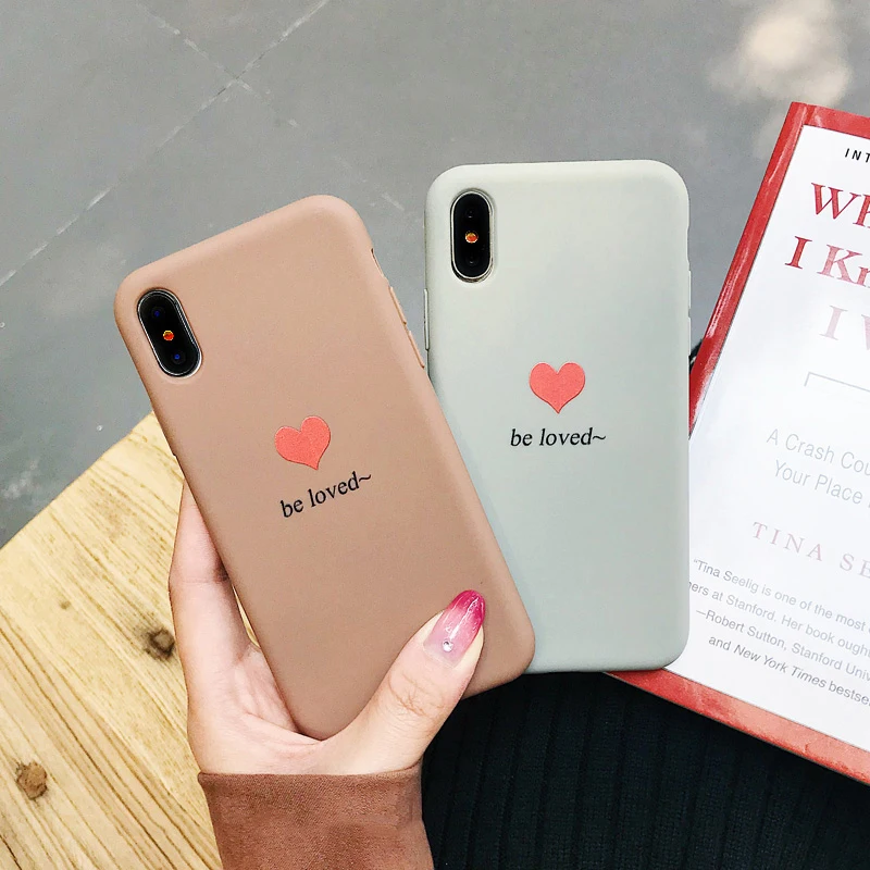 Чехол для телефона GlamPhoneCase милое Красное сердце любовь iPhone 7 8 Plus XS Max XR чехлы X 6 S