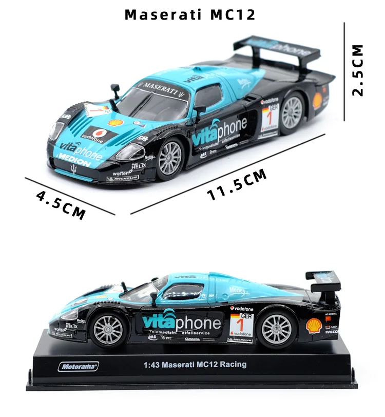 Motorama 1:43 металлическая модель игрушечного автомобиля спортивный автомобиль из сплава Z4M/320SI/MC12/MURCIELAGO литье под давлением автомобиль коллекция игрушек для детей подарок