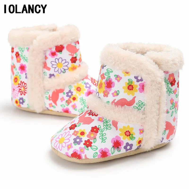Зимние сапоги из хлопчатобумажной ткани детская обувь ботинки для девочек