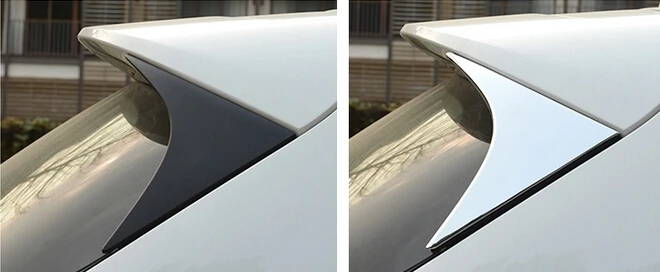 2012 2015 для Mazdas CX 5 CX5 ABS хромированный задний спойлер крыло боковая треугольная