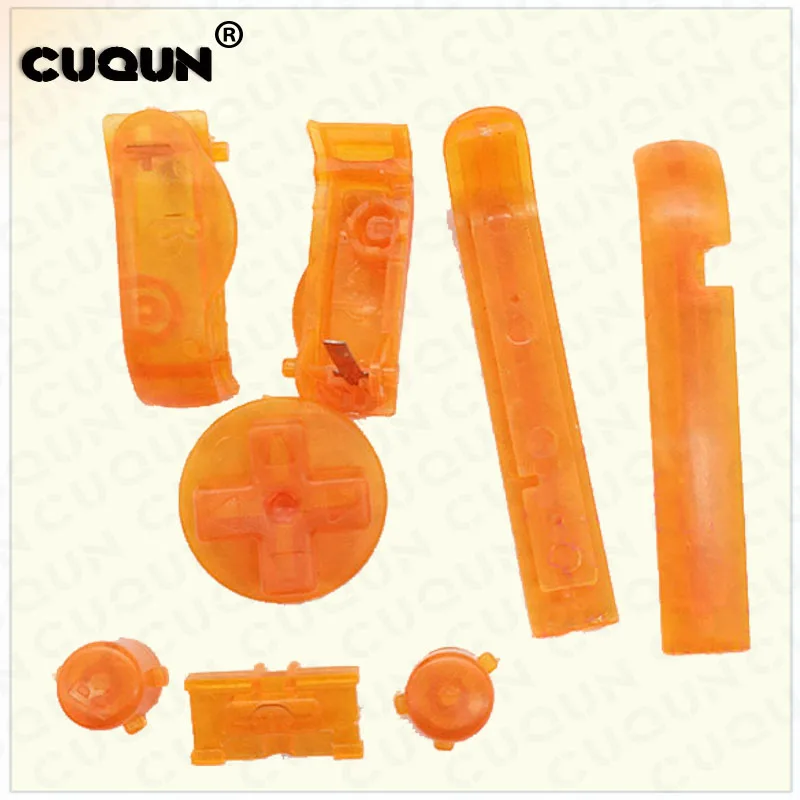 8 шт./1 комплект AB Красочные L/R прозрачный кнопки клавиатуры для игры ~ мальчик