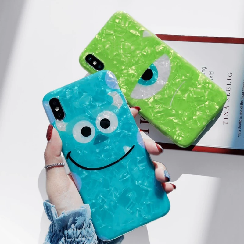 Cartoon Shellfish University phone case for iphone XS Max XR X Soft Cover 6 6s 7 8 Plus |
