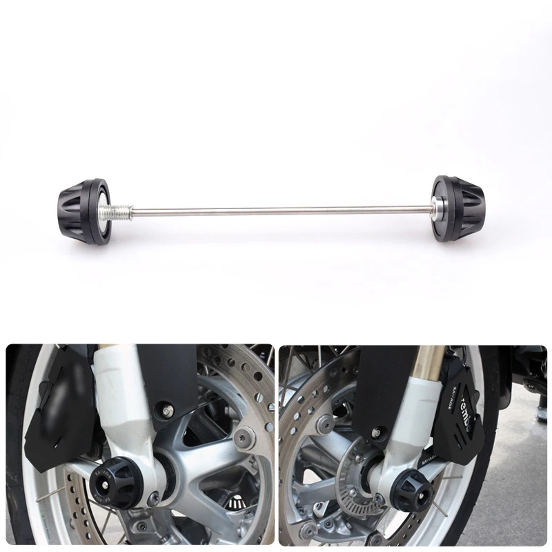 

R1200GS For BMW R 1200GS 2008 2009 2010 2011 2012 R1200 GS Motorcycle Front Axle Fork Wheel Protector Crash Sliders Cap Pad