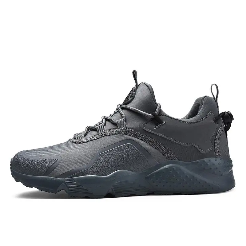 New Men Sneakers Breathable Running Shoes For Men Comfortable Sport Shoes Outdoors Jogging Shoes Zapatillas Big Size 39-47 - Цвет: 081Gray