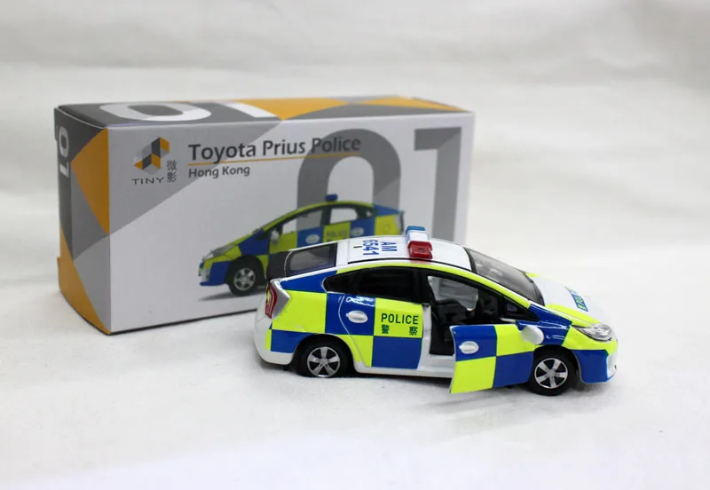 TI NY 1: 64 TOYOTA PRIUS POLIZ автомобиль бутик сплав автомобиль игрушки для детей модель детской игрушки оригинальная коробка