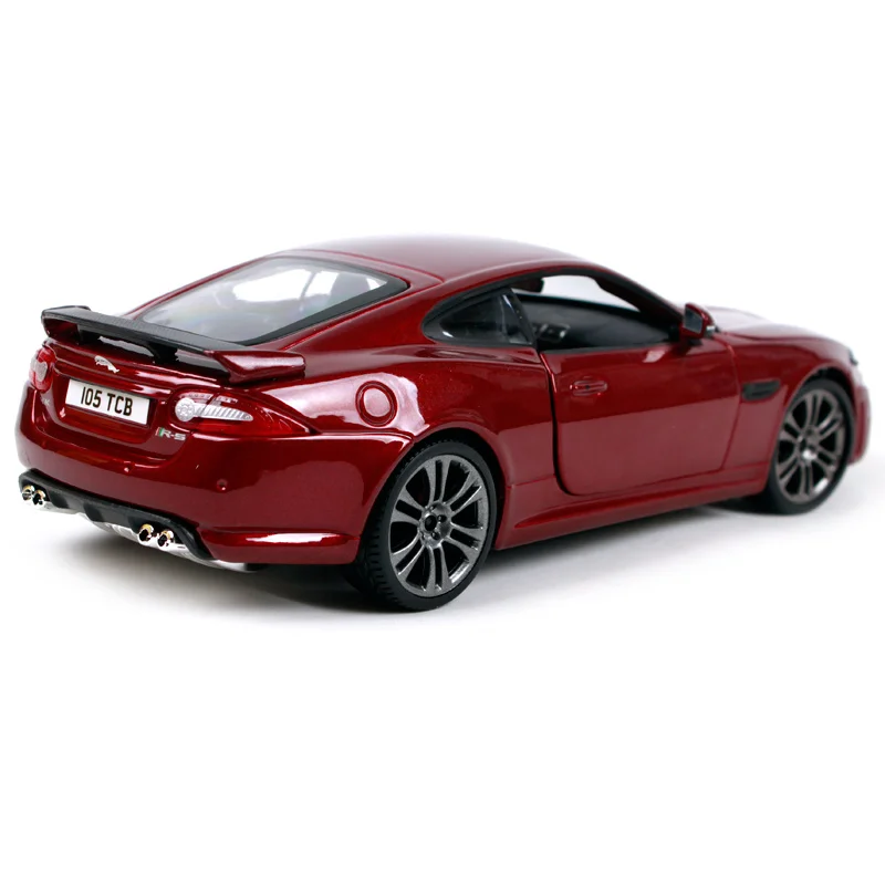 Модель литая автомобиля Bburago 1:24 JAGUAR XKR S ROADSTER винно красного цвета новая игрушка в