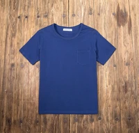 read description asian size male 300gsm heavy casual single color cotton tee with chest pocket