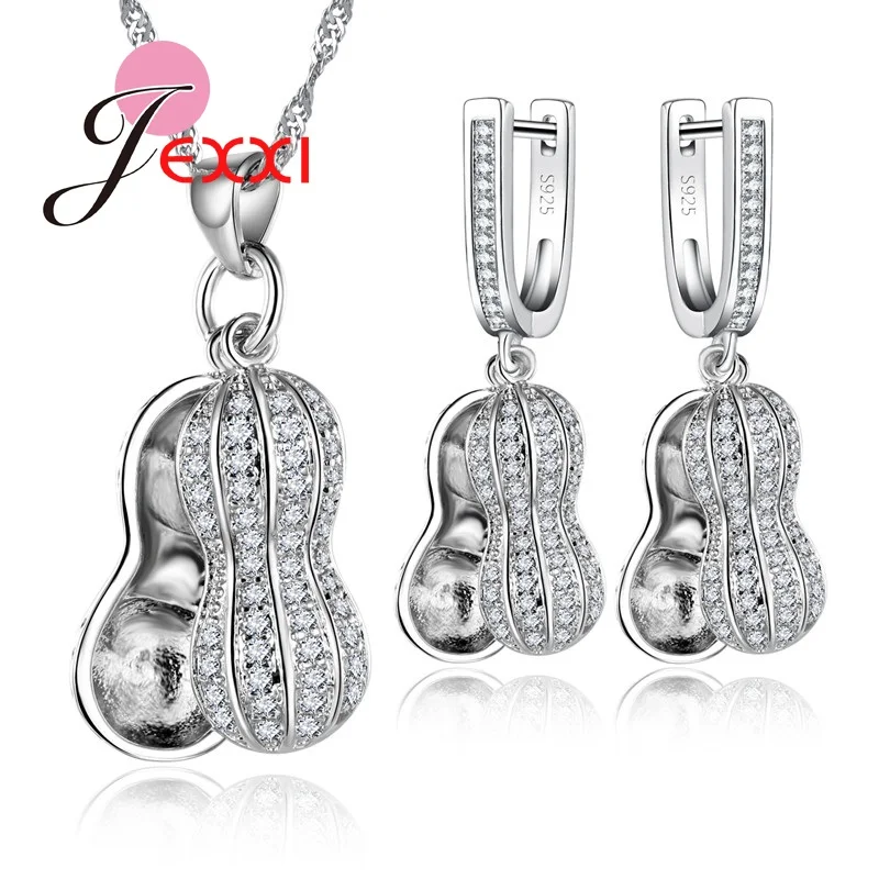 Женский комплект из колье и серёг серебра 925 пробы|jewelry sets for women|designer jewelry setjewelry |