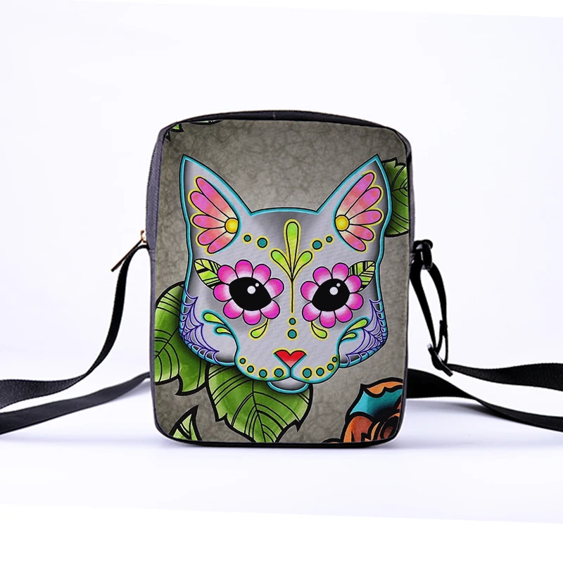 Женская сумка мессенджер CROWDALE через плечо с принтом собаки на заказ|multicolor handbag|bags