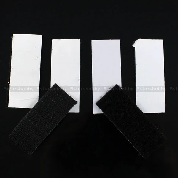 Черная самоклеящаяся застежка-липучка 5 шт. прочная Лента волшебный нейлоновый