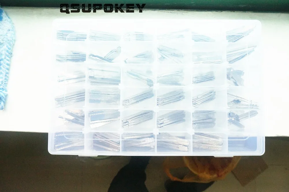 QSUPOKEY лезвие ключа с гравированной линией для Lishi 40 моделей каждая 5 шт. в коробке