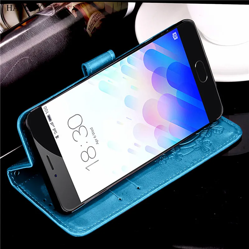 HATOLY чехол Meizu M3 Примечание крышка флип из PU искусственного материала силиконовый