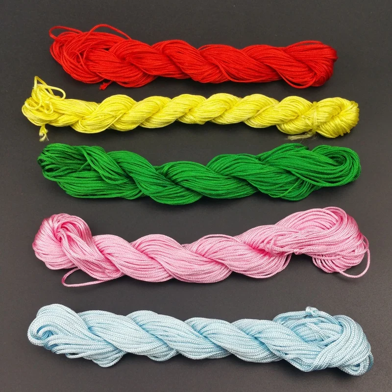 10 м/лот полиэстер китайский узел нить Overlocker прямая сделка|Ювелирная фурнитура и