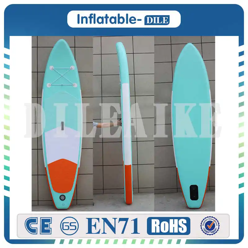 Бесплатная доставка надувная доска для серфинга Каяка набор 305x76x15 см с рюкзаком