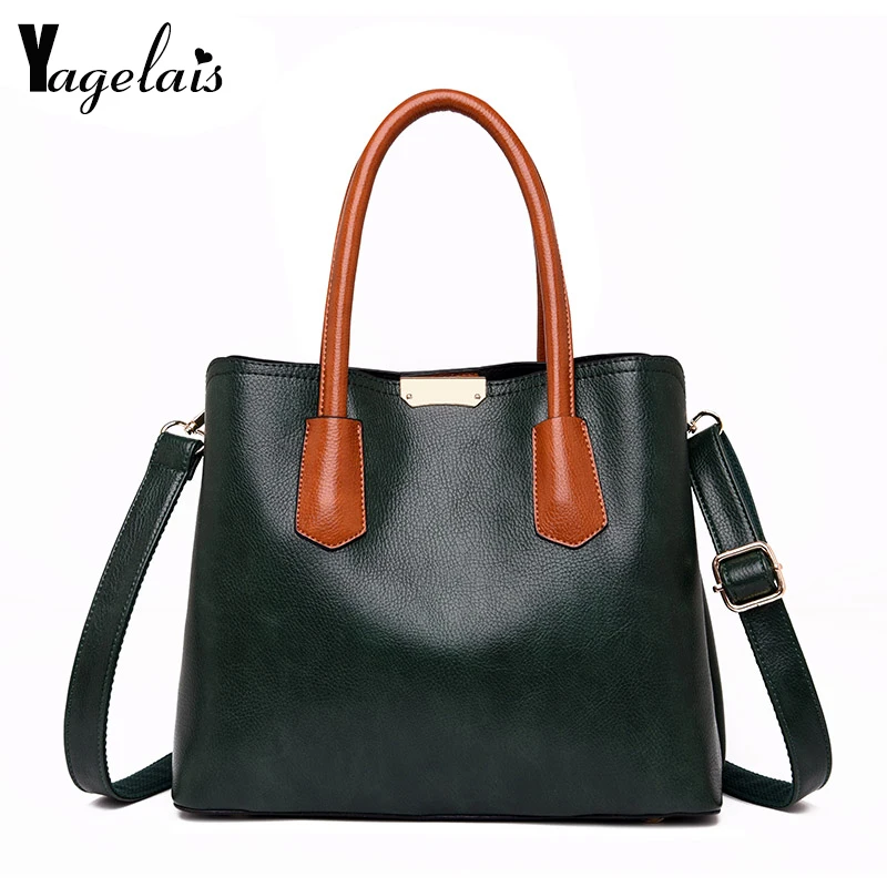 

2019 Women Shoulder Bag Female High Quality Handbag Leather Handbags Big Women Bag High Quality Casual Female Bags Trunk Tote