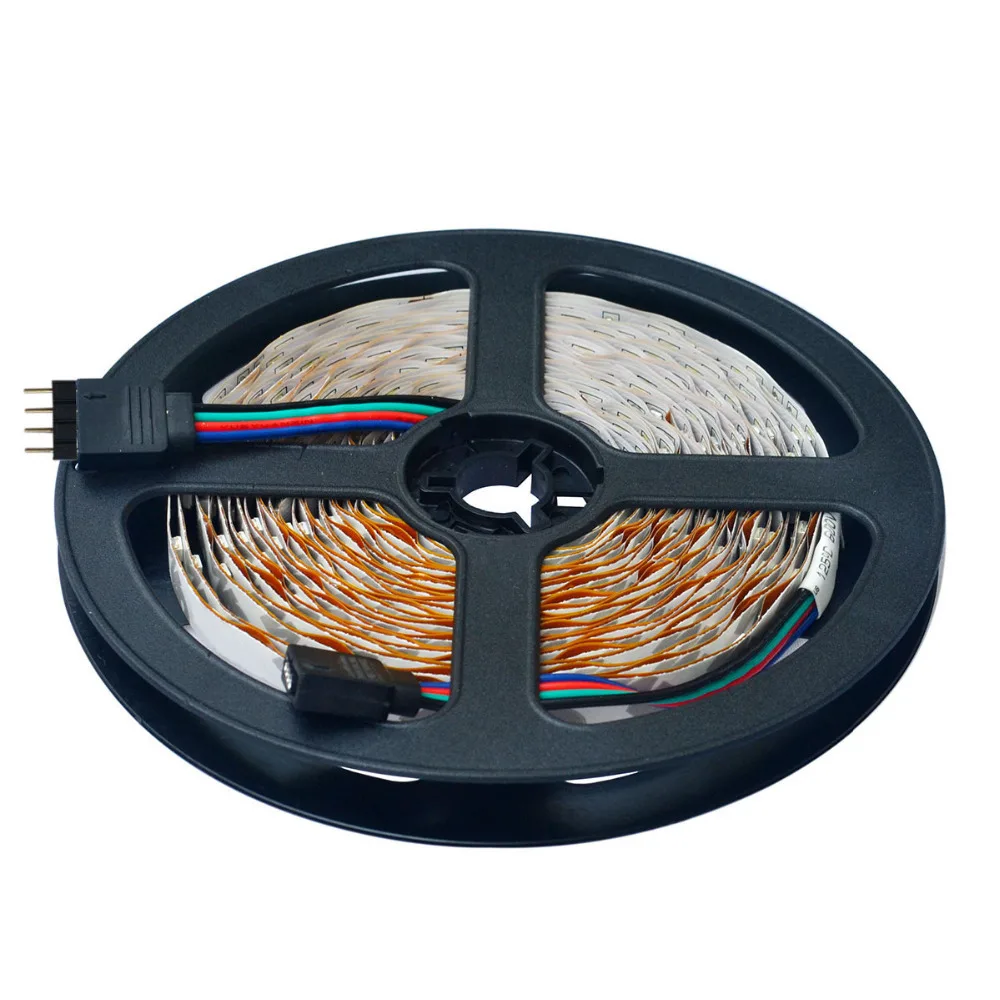 25 Вт Светодиодный светильник RGB 300-3528SMD W/Музыка контроллер (AC/DC 12V / 5m) | Лампы и