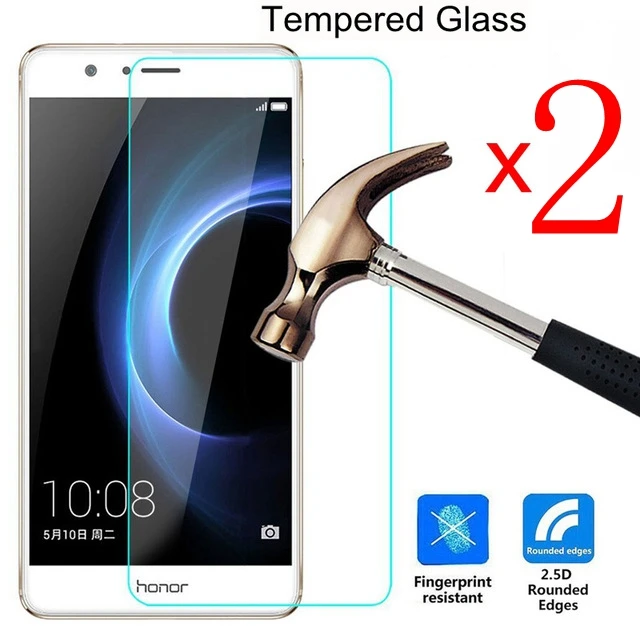 2 PCS Glass Для huawei Ascend P8 P9 LITE MATE 8 S G7 G8 Y3 Y5 II Y5C Y6 5X541 625 635 чехол для телефона из искусственной кожи с изображением флага звезды окрашенный Чехол-книжка - Цвет: 2 PCS Glass