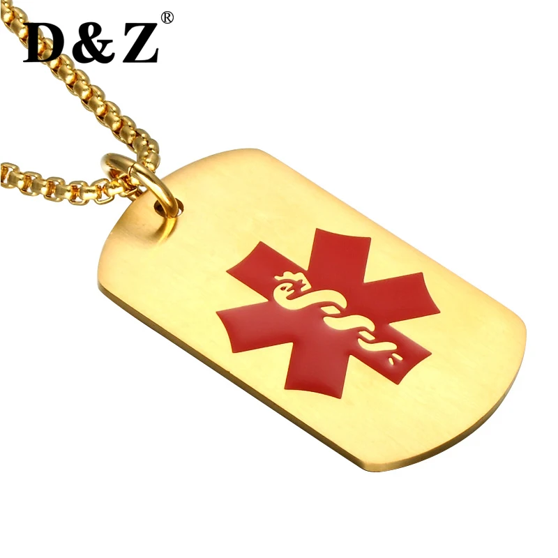 D & Z религиозное оповещение ортодоксальное ожерелье нержавеющая сталь красная