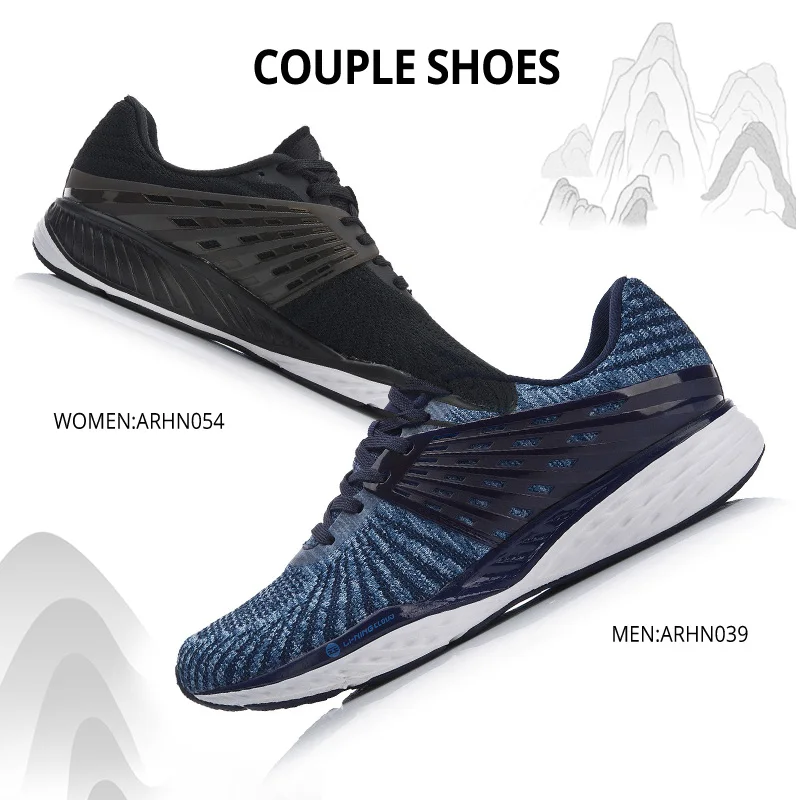 Li-Ning мужские кроссовки для бега с облачной подушкой, дышащие, устойчивая поддержка, подкладка, моно пряжа, спортивная обувь, кроссовки ARHN039 XYP746