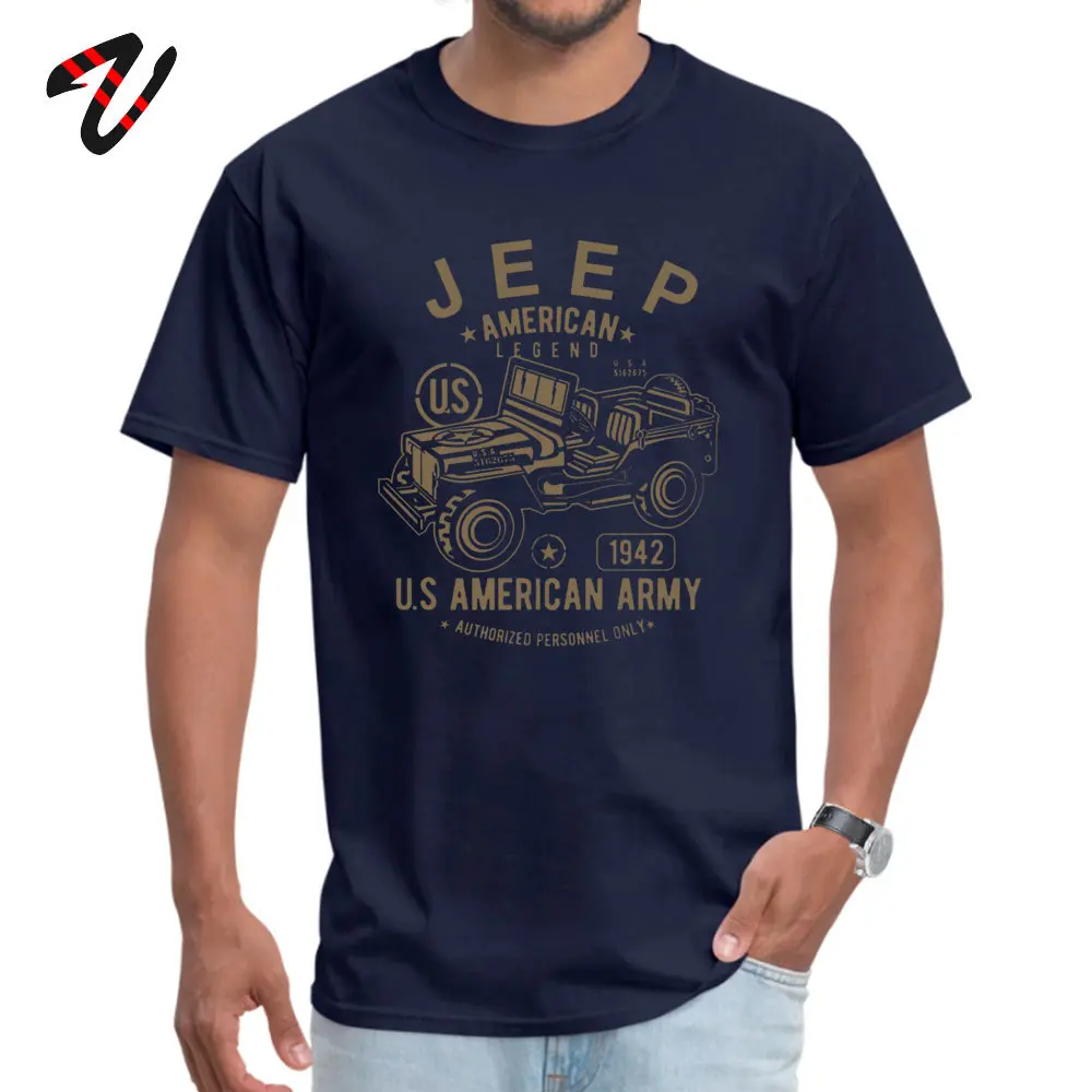 Navy JEEP Army fitness Tight Linux топы, футболка для мужчин, мексиканская легенда, ткань, круглый вырез, топ, футболки, Европа, футболки на продажу - Цвет: Navy