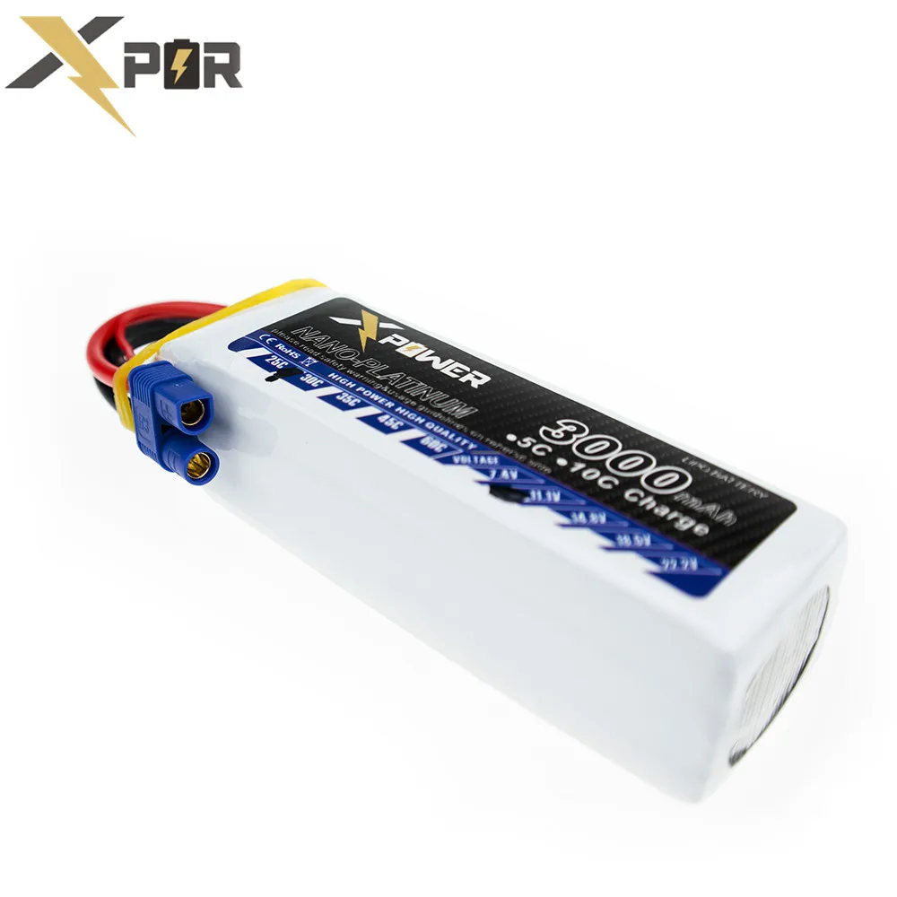 11 1 В 3S 3000 мАч батарея 30C max 35C EC3 XT60 T EC5 разъем Xpower литиевый для Trex 500 RC вертолет