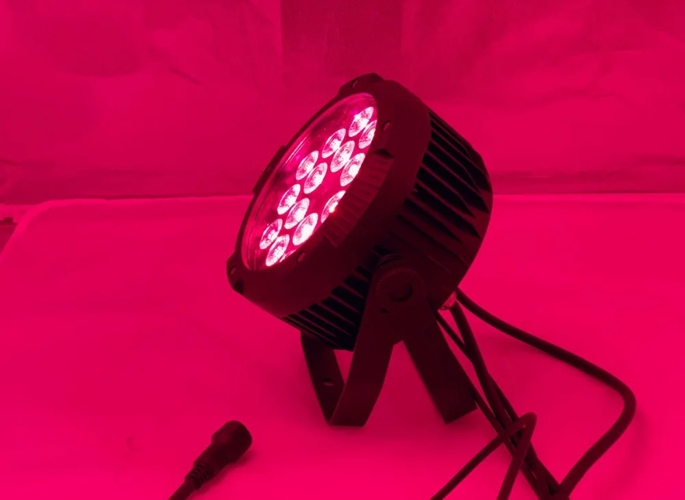 IP65 Водонепроницаемый 18x18 Вт Светодиодный светильник RGBWA UV 6в1 светодиодный Par DMX512 контроль профессионального сценического DJ оборудования диско светильник s