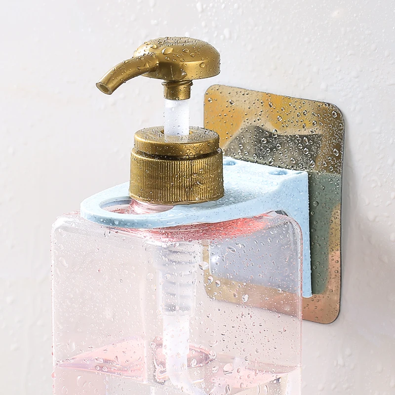 Бесплатный пуансон гелевая полка для душа бесшовный крючок шампуня хранения в