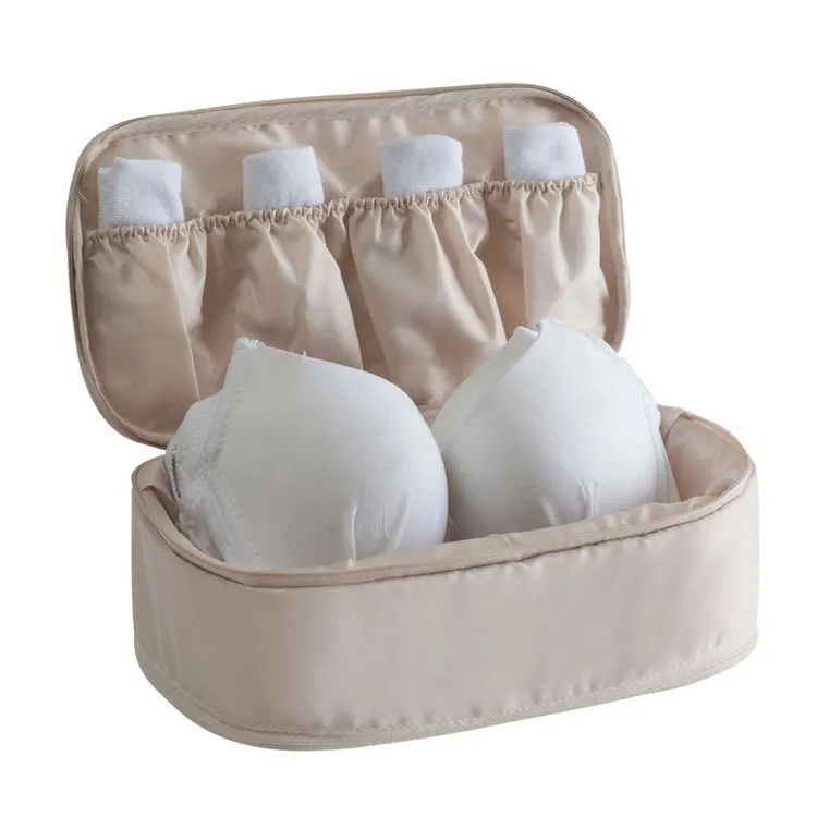 beige LDAJMW дорожный бюстгальтер нижнее белье носки многофункциональная сумка для хранения одежды органайзер коробка домашний шкаф - Цвет: beige