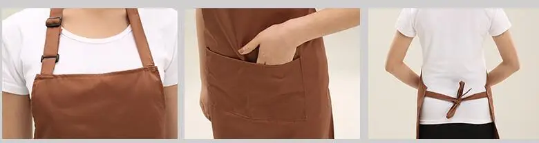 Фартук с логотипом на заказ напечатанным именем для взрослых куртка ресторана