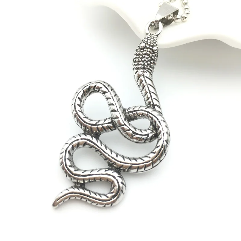 Лидер продаж 2019 винтажное модное ожерелье серебряного цвета с подвеской в виде