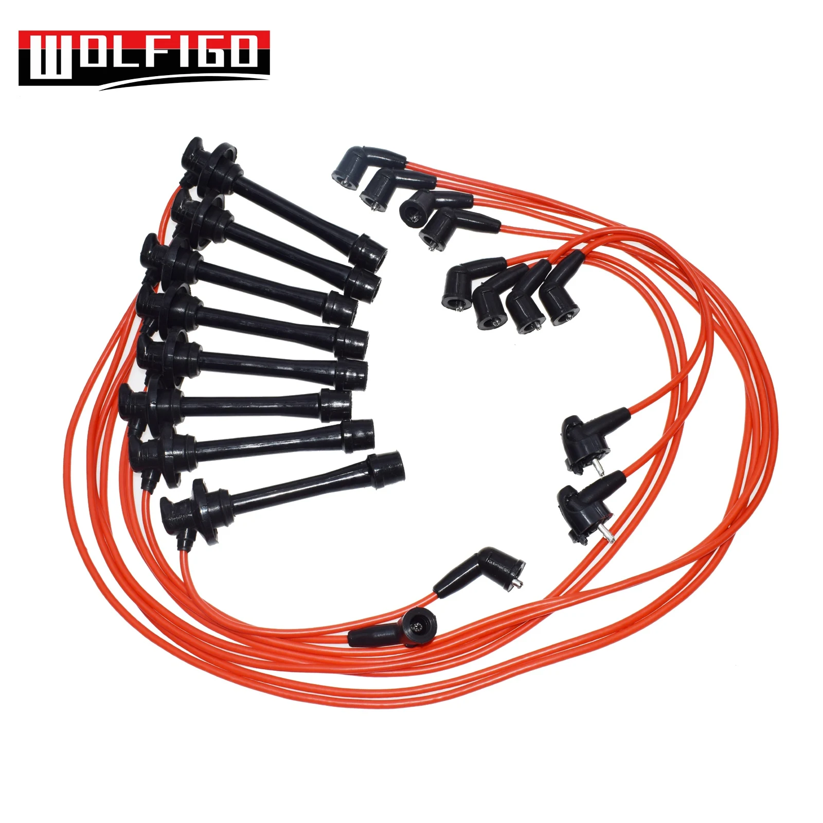 WOLFIGO Fit 1900 1997 Lexus LS400 4.0L свечи зажигания набор проводов кабель 23022 Новый|Набор