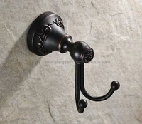 new black bronze coat hook clothing hook wall hanging kitchen and bathroom hardware pendant nba450