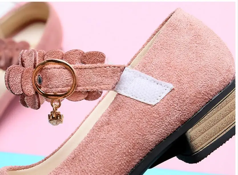 Обувь для девочек Новинка 2018 года обувь принцессы в Корейском стиле Студенческая