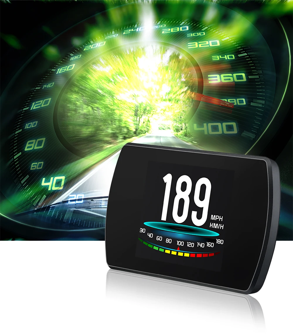 GEYIREN P12 автомобиль OBD2 бортовой компьютер Многофункциональный OBD цифровой измеритель скорости RPM датчик Авто Диагностический Код инструмента неисправности