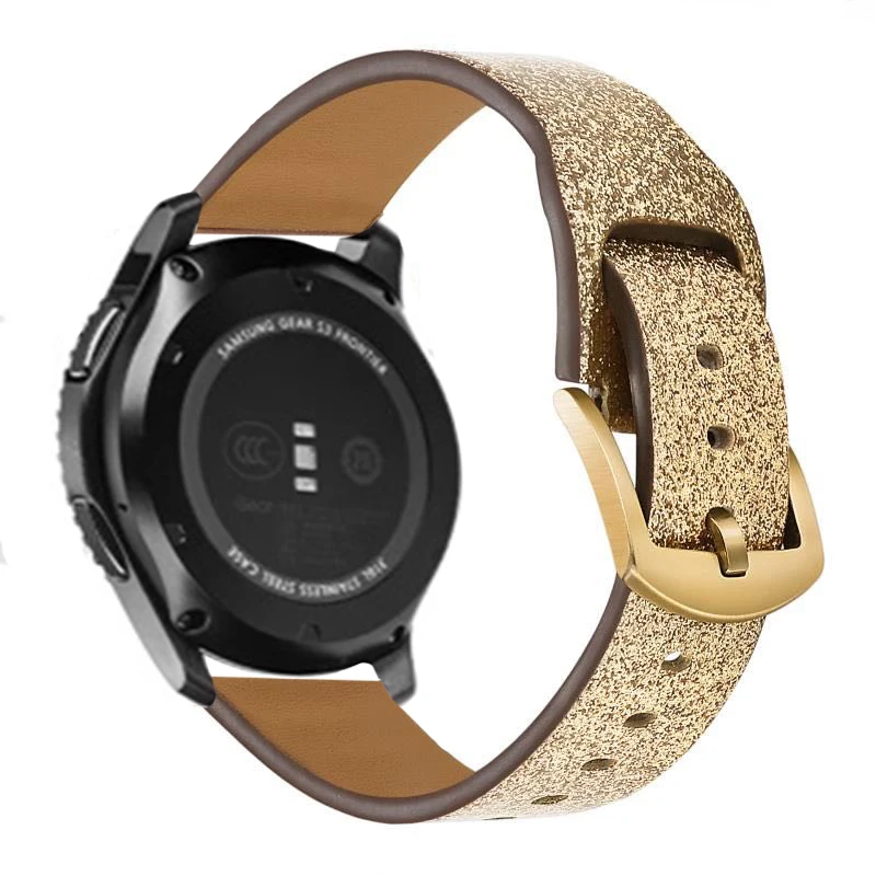 Ремешок 20 мм 22 для Samsung Gear sport S2 S3 Classic Frontier Band huawei gt 2 кожаный huami amazfit Bip galaxy watch 42 46 |