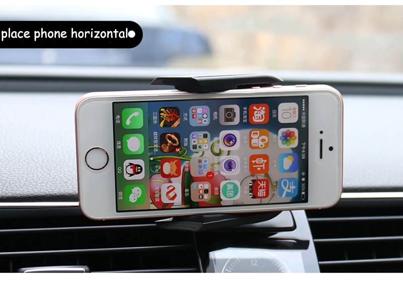 Держатель телефона для iphone Универсальный 7 6 5S автомобильный держатель 360 градусов ratotable Поддержка мобильный телефон в автомобиле стенд мышь дизайн