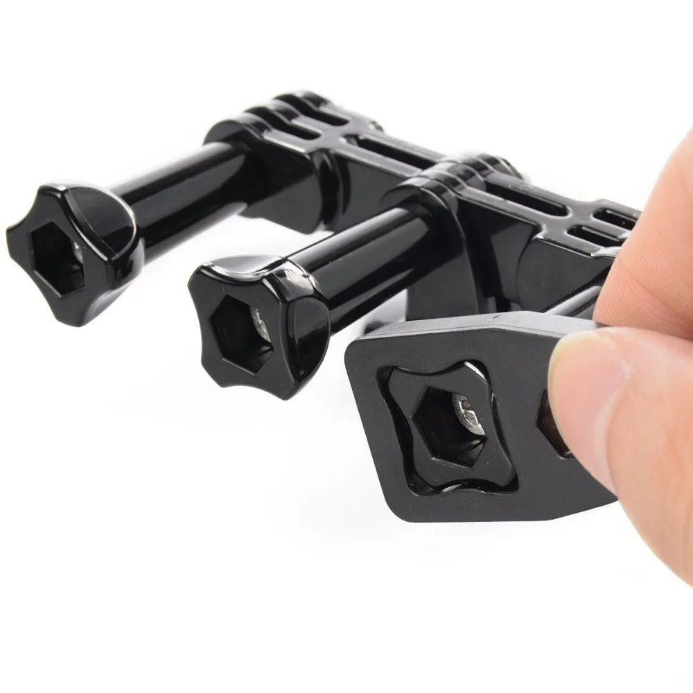Двойной держатель для камеры удлинитель GoPro HERO 2 3 + 4 OS332|dual camera mount|extention armarm |