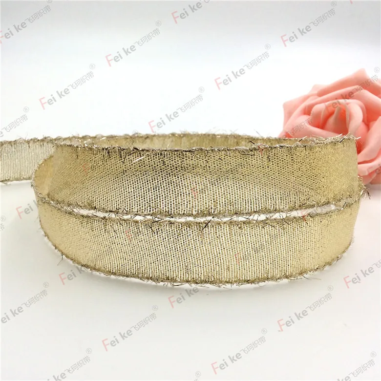 500 ярдов блеск цвета: золотистый серебристый красный зеленый ленты подарочная