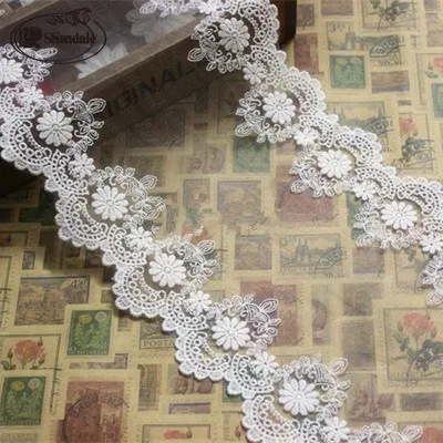 5 ярдов/партия кружевная бейка с вышивкой 18 см|lace trim|embroidery lace trimlace accessories |
