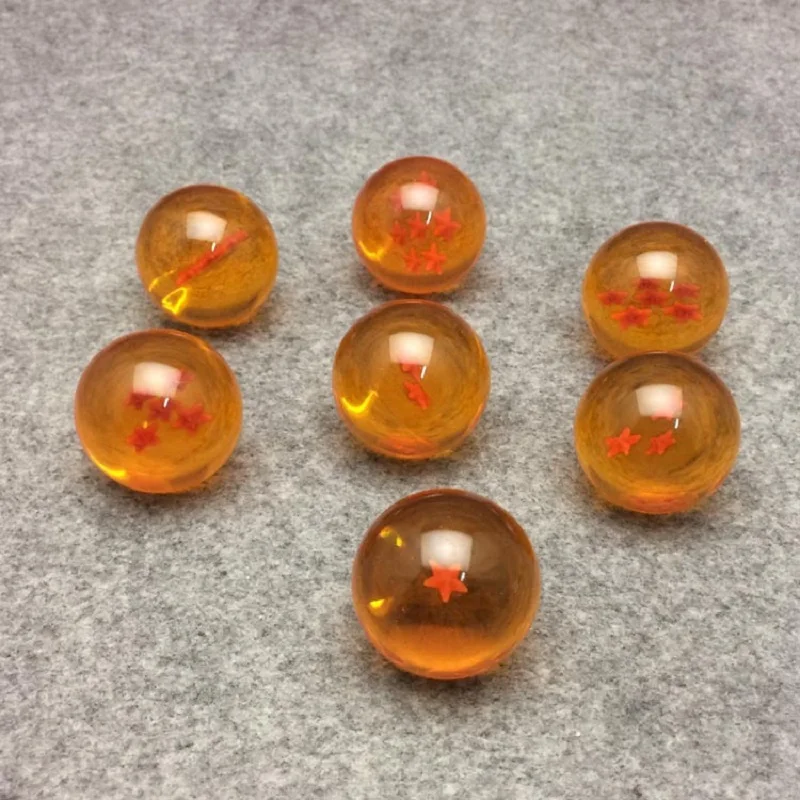 Экшн фигурка из ПВХ A Set 7pcs Dragon Ball Z модель игрушек с кристаллами звездочками