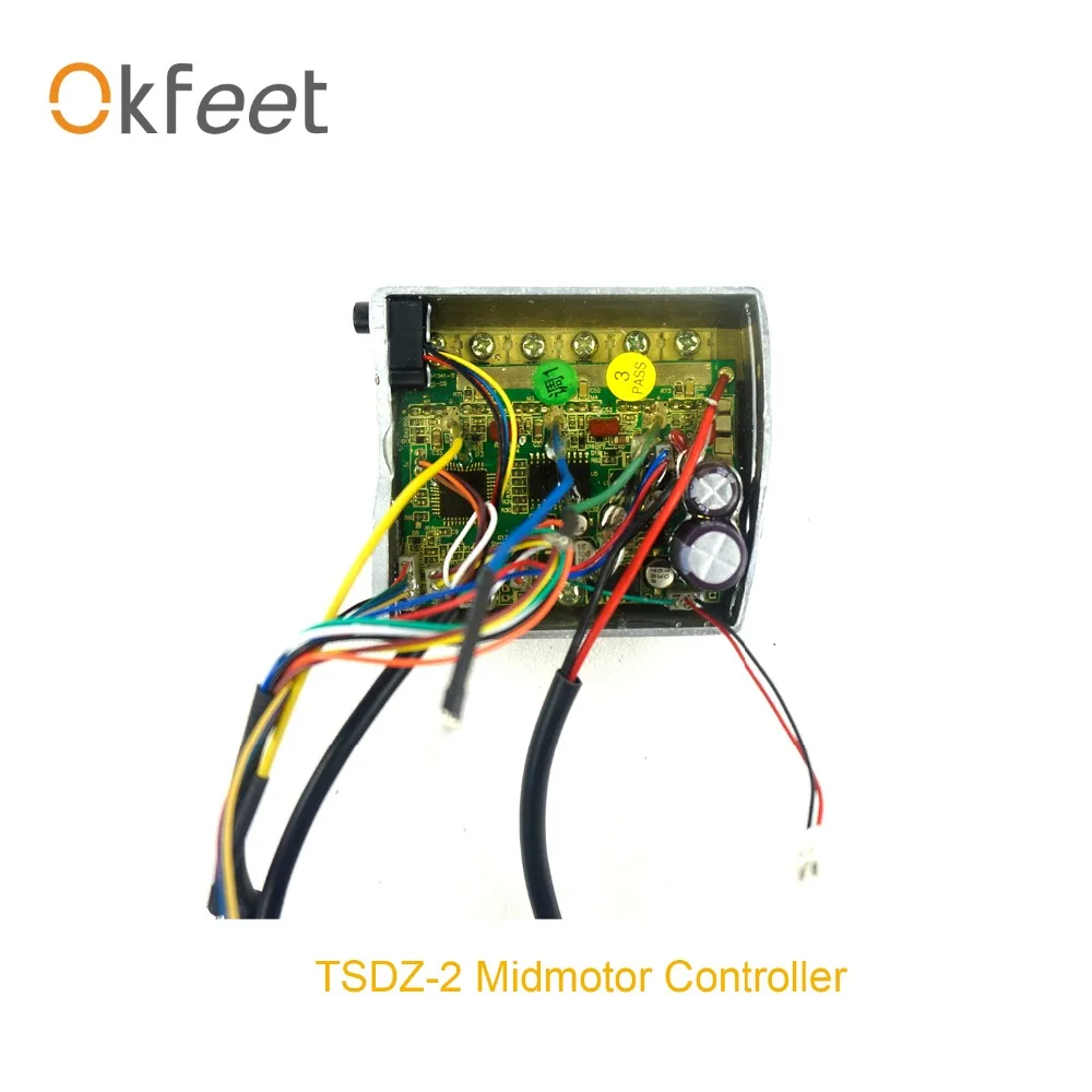 Okfeet TSDZ-2 внутренний контроллер двигателя среднего привода сменный контроллер для электрического велосипеда 250 Вт/350 Вт 500 Вт комплект для преобразования двигателя