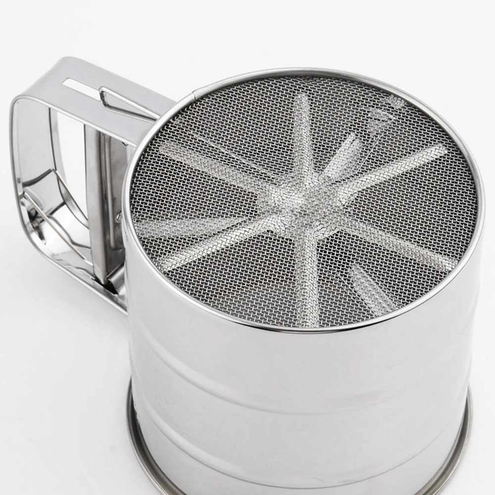 Сито для муки из высококачественной нержавеющей стали|pastry tools|mesh flour sifterflour sifter |