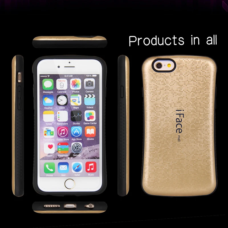 Для Apple iPhone 6 5 4 s чехол тонкий тпу силиконовый защитный для / плюс 5.5 мозаика